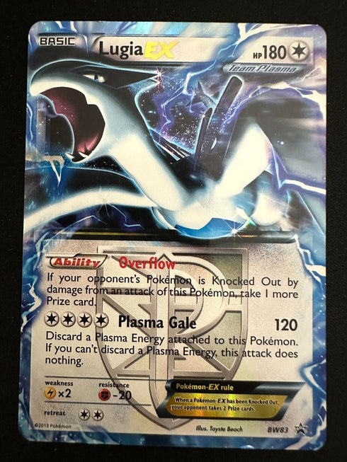 Lugia EX BW83 Black Star Promo Holo Pokemon Card